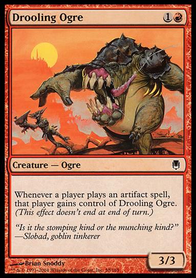 Magic the Gathering: Darksteel (Base Set) card 58 Drooling Ogre