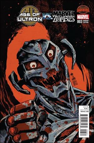 Age of Ultron vs Marvel Zombies issue 3-B Francesco Francavilla 1:25 Cover