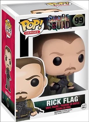 POP! Heroes figure 99 Rick Flag