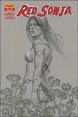 Red Sonja (2013) issue 14-E Jenny Frison B&W Retailer Incentive Cover