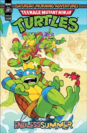 IDW Endless Summer TMNT Saturday Morning Adventures issue 1-B Jack Lawrence Cover