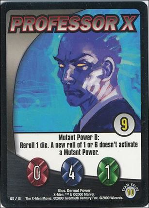X-Men Trading Card Game (Base Set) card 126 Professor X