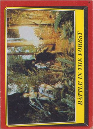 Star Wars: Return of the Jedi: Series 1 (Base Set) card 112 Battle in the Forest