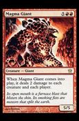 Magic the Gathering: Fifth Dawn (Base Set) card 72 Magma Giant