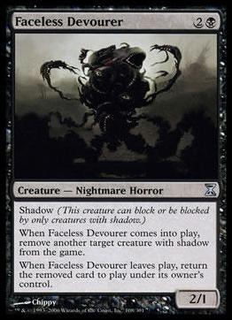 Magic the Gathering: Time Spiral (Base Set) card 108 Faceless Devourer