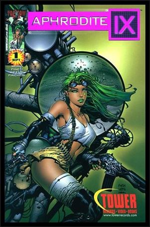 Aphrodite IX (2000) issue 1-F Tower Records Cover