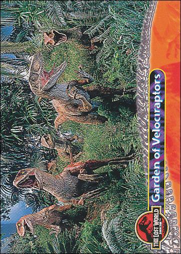 Lost World: Jurassic Park (Base Set) card 43 Garden of Velociraptors