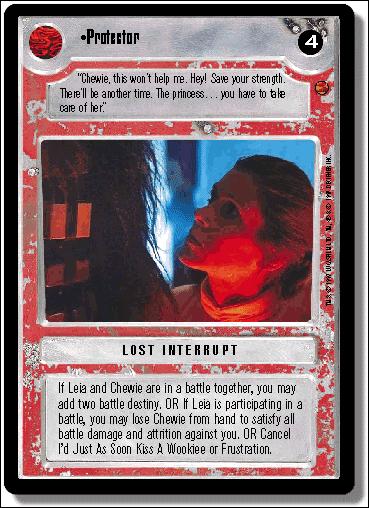 Star Wars: Cloud City Limited (Base Set) card 136 Protector