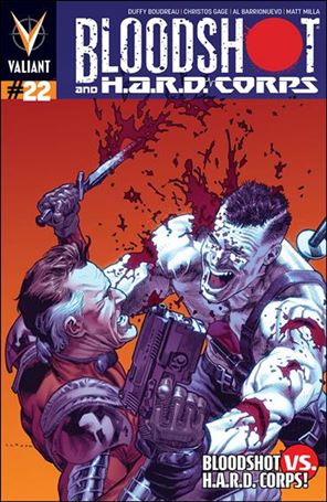 Bloodshot and H.A.R.D.Corps issue 22 Lewis LaRosa Cover
