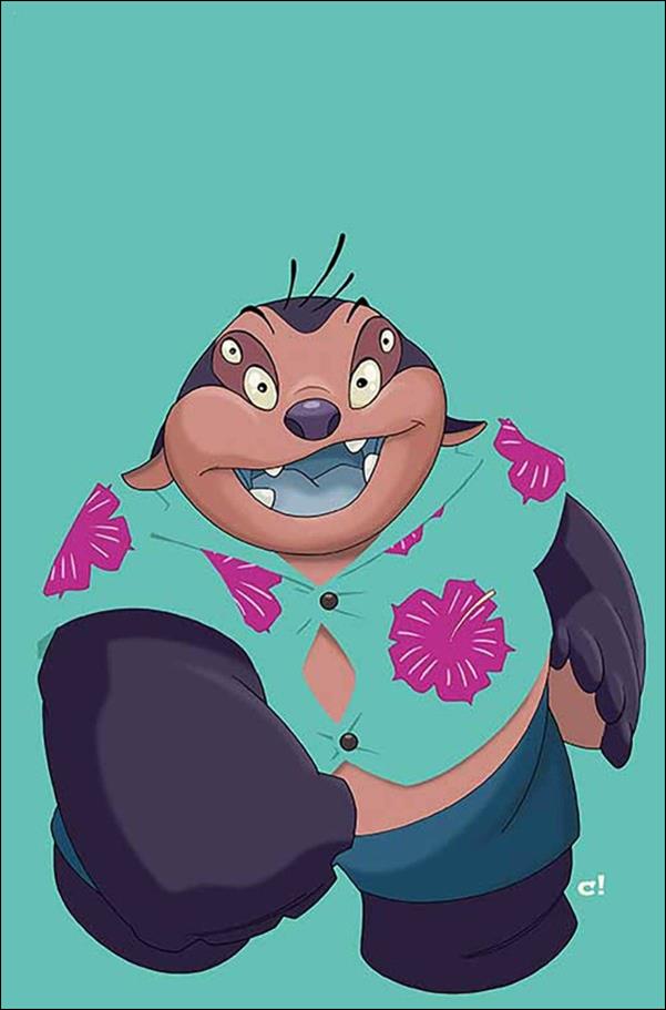 Lilo & Stitch issue 7-E Craig Rousseau 1:7 Virgin Bleed Cardstock Cover