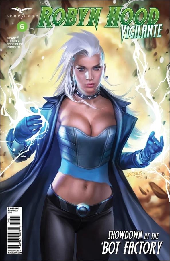 Robyn Hood: Vigilante issue 6-C Josh Burns Cover
