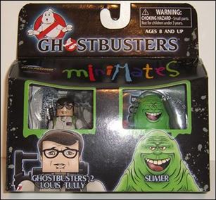 Ghostbusters Minimates figure 7-B Ghostbusters 2 Louis Tully and Slimer - 
