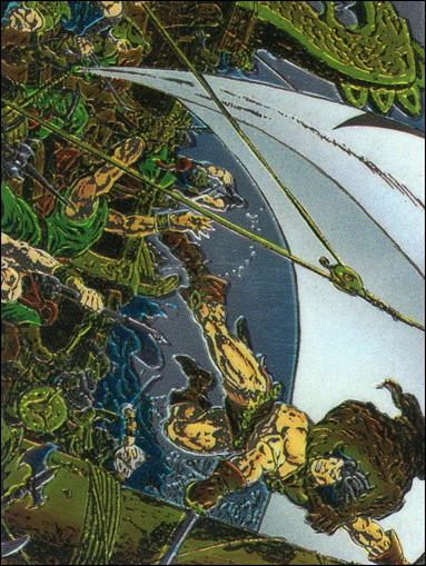 Conan III (Base Set) card 77 Ship of Death