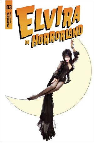 Elvira in Horrorland issue 3-D Photo Cover