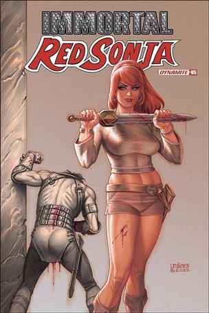 Immortal Red Sonja issue 5-C Joseph Michael Linsner Cover