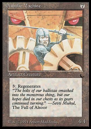 Magic the Gathering: The Dark (Base Set) card 101 Diabolic Machine