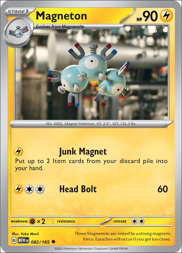 Pokemon: Scarlet & Violet - 151 (Base Set) card 082/165 Magneton