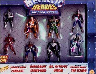 Marvel's Metallic Heroes Box Sets figure 5 Spider-Man