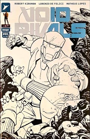 Void Rivals issue 1-P Ethan Young B&W Trade Dress Exclusive Cover