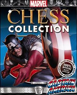 Marvel Chess Collection (UK) issue 6 Captain America (White King)