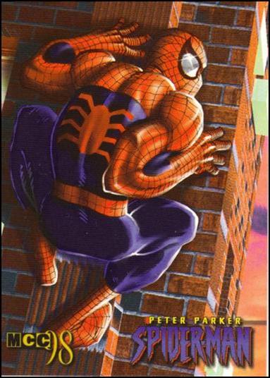 Marvel Creators Collection '98 (Base Set) card 1 Peter Parker, Spider-Man: Spider-Man