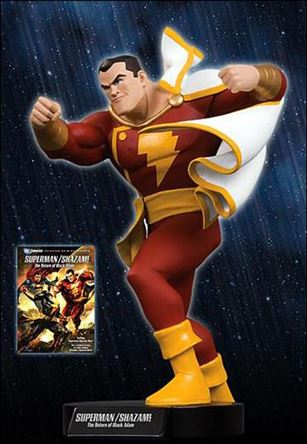 DC Showcase Superman/Shazam: The Return of Black Adam DVD Shazam Statue Cover Image 1