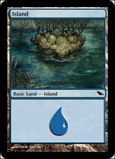 Magic the Gathering: Shadowmoor (Base Set) card 286 Island