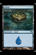 Magic the Gathering: Shadowmoor (Base Set) card 286 Island