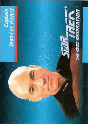 Star Trek: The Next Generation - Inaugural Edition (Base Set) card 4 Captain Jean-Luc Picard
