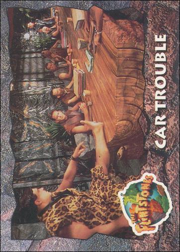 Flintstones: The Movie (Base Set) card 42 Car Trouble