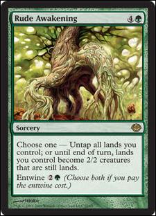 Magic the Gathering: Duel Decks: Garruk vs. Liliana (Base Set) card 22 Rude Awakening