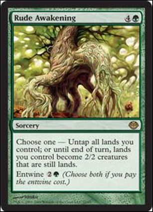 Magic the Gathering: Duel Decks: Garruk vs. Liliana (Base Set) card 22 Rude Awakening
