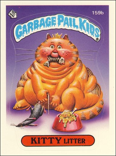 Garbage Pail Kids: Series 04 (Base Set) card 159b Kitty Litter