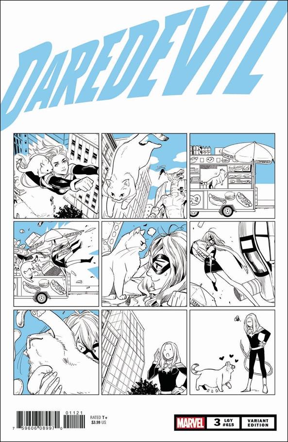 Daredevil (2019) issue 3-B Nao Fuji Cat Cover