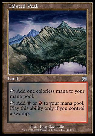 Magic the Gathering: Torment (Base Set) card 142 Tainted Peak
