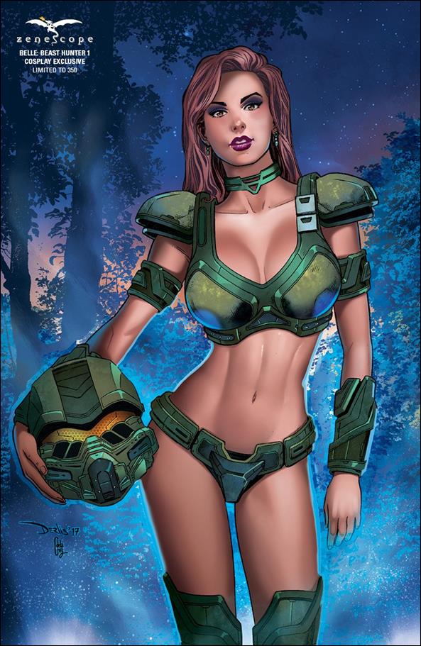 Belle: Beast Hunter issue 1-F Derlis Santacruz Cosplay Cover 1/350
