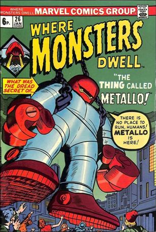 Where Monsters Dwell (1970) issue 26-B UK Price Cover