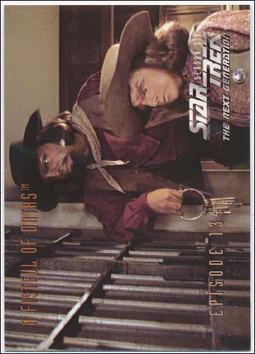 Star Trek: The Next Generation - The Episode Collection Season Six (Base Set) card 560 A Fistful of Datas, Episode 134B