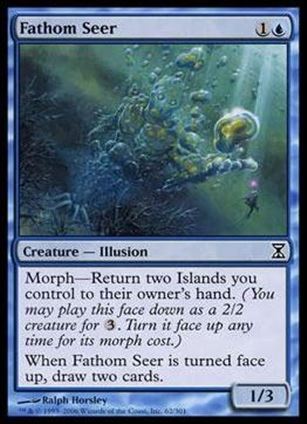 Magic the Gathering: Time Spiral (Base Set) card 62 Fathom Seer