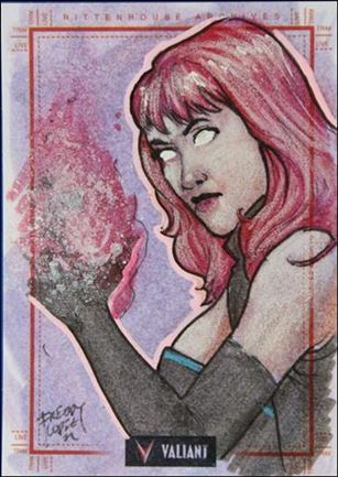 2013 Valiant Comics Preview Trading Card Set (Sketch Card Subset) card AL-04