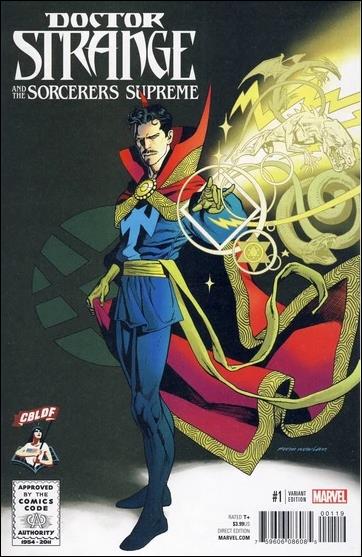 Doctor Strange and the Sorcerers Supreme issue 1-N Kevin Nowlan CBLDF Cover