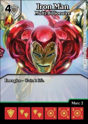 Marvel Dice Masters  Avengers Infinity Gauntlet card 75 Iron Man: Multi-Billionaire
