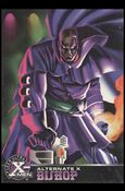 1996 Fleer Ultra X-Men All Chromium (Alternate X Embossed Subset) card 4 Bishop