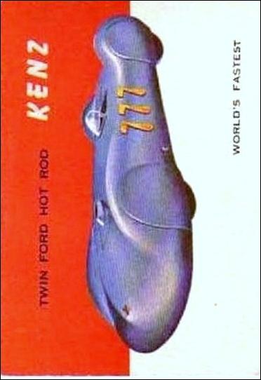 World on Wheels (Base Set) card 38  Kenz Twin Ford Hot Rod