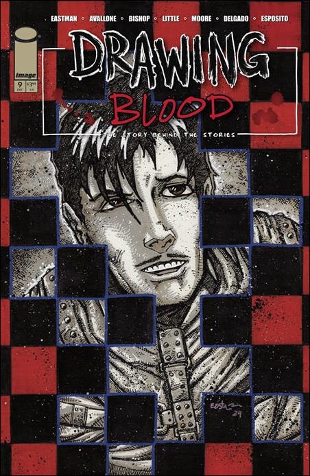 Drawing Blood (2024) issue 9-C Kevin Eastman Checkered Cover