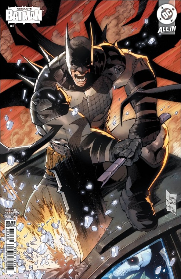 Absolute Batman issue 2-N Tony S. Daniel Cardstock Cover (Fourth Printing)