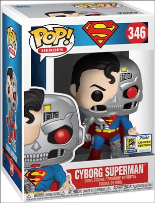 POP! Heroes figure 346 Cyborg Superman SDCC 2020