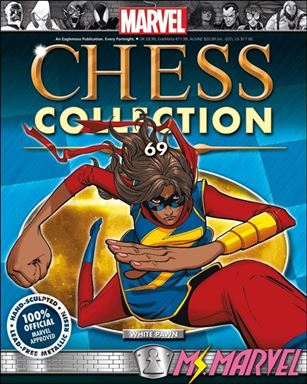 Marvel Chess Collection (UK) issue 69 Ms. Marvel (White Pawn)