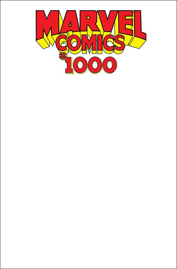 Marvel Comics (2019) issue 1000-Q Blank/Sketch Cover