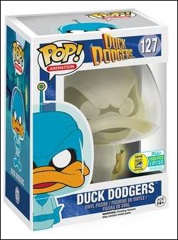 POP! Animation figure 127-C Duck Dodgers (White GITD) SDCC 1/1500